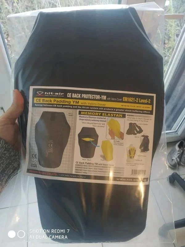 Dorsale pour gilet airbag Taille M